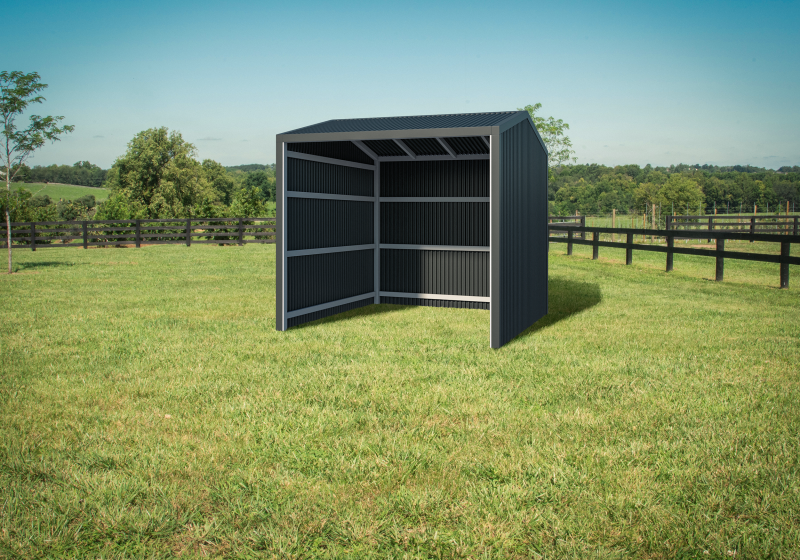 Single Horse Shelter - Gable Roof - Image 2