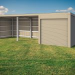 Double Shelter with Storage - Skillion